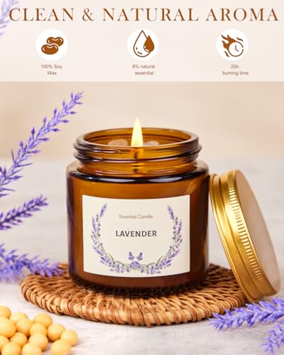 YINUO LIGHT Christmas Candle Gift Set for Women, 10 Pack Long Lasting Scented Soy Candles, Aromatherapy Candles for Home Relaxation, Perfect Holiday & Christmas Gifts - Image 4
