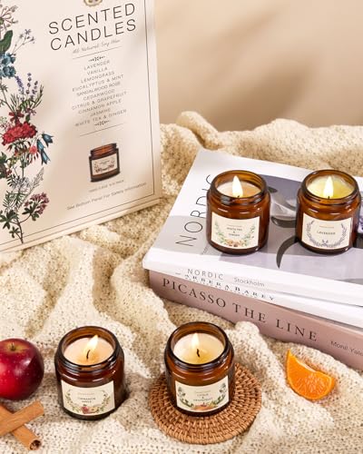 YINUO LIGHT Christmas Candle Gift Set for Women, 10 Pack Long Lasting Scented Soy Candles, Aromatherapy Candles for Home Relaxation, Perfect Holiday & Christmas Gifts - Image 5