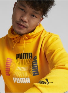 Logo Repeat Mens Printed Hoodie