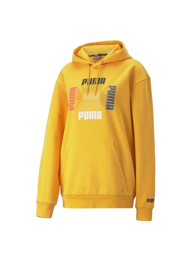 PUMA - Logo Repeat Mens Printed Hoodie - Image 1