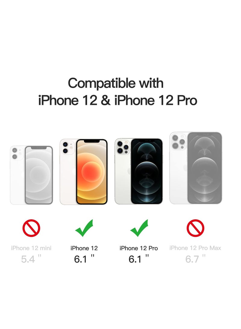 DUSALA IPhone 12 Pro Case Camera Control Compatible with MagSafe Shockproof Military-Grade Protection Magnetic Phone Case for iPhone 12 Pro Classic Hybrid Case Clear - Image 2