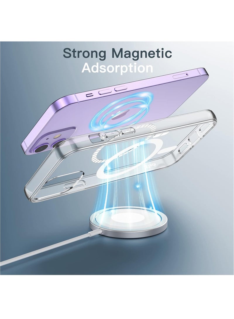 DUSALA IPhone 12 Pro Case Camera Control Compatible with MagSafe Shockproof Military-Grade Protection Magnetic Phone Case for iPhone 12 Pro Classic Hybrid Case Clear - Image 3