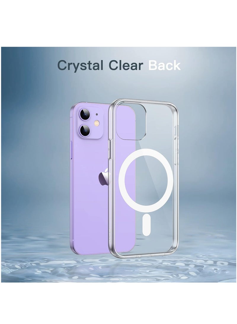 DUSALA IPhone 12 Pro Case Camera Control Compatible with MagSafe Shockproof Military-Grade Protection Magnetic Phone Case for iPhone 12 Pro Classic Hybrid Case Clear - Image 5