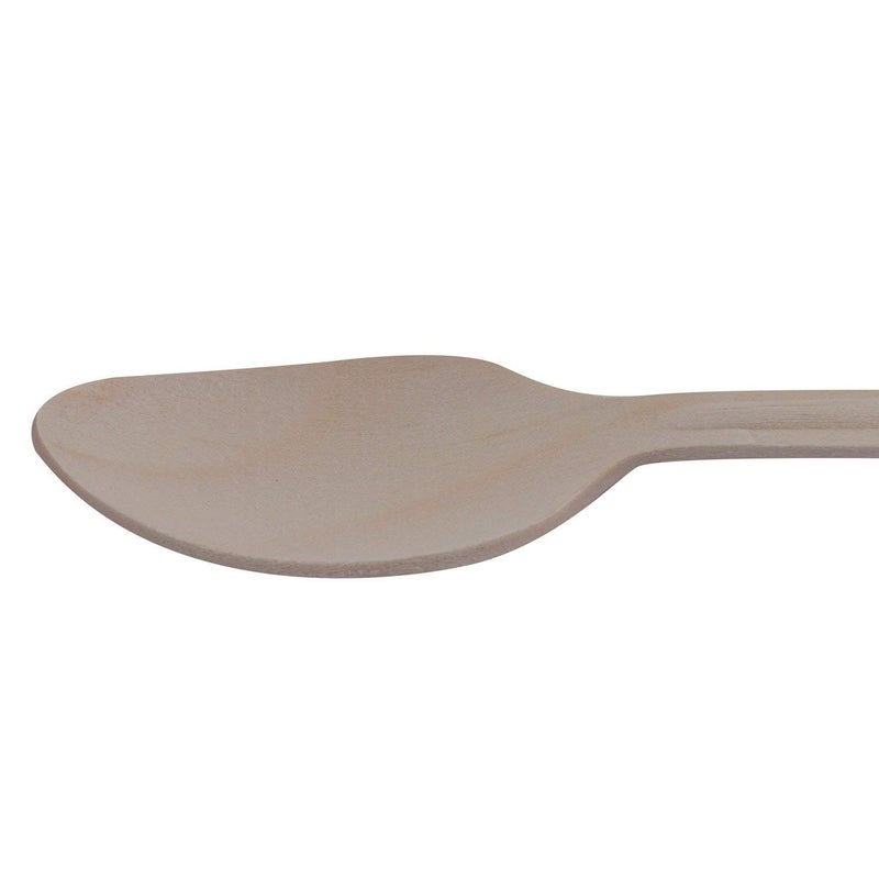 V4L Wooden Spoons 400 Pack 160mm 63 inch Spoons Biodegradable Spoons EcoFriendly Biodegradable Utensils for Party Weddings Travel Camping Events - Image 2