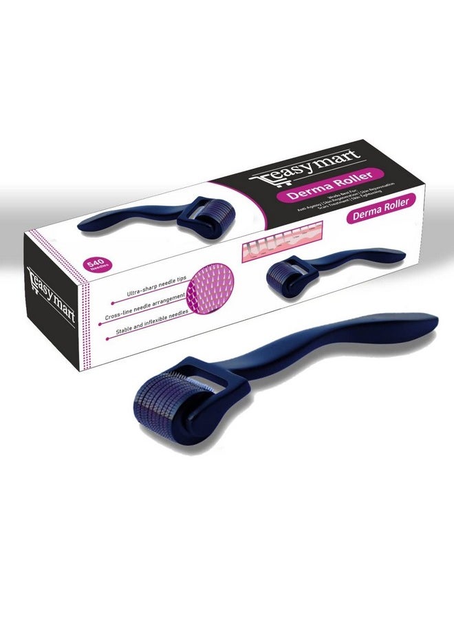 EASYMART Derma Roller For Face Acne Scars Skin Ageing & Hair Regrowth (0.75 Mm)  - Image 1