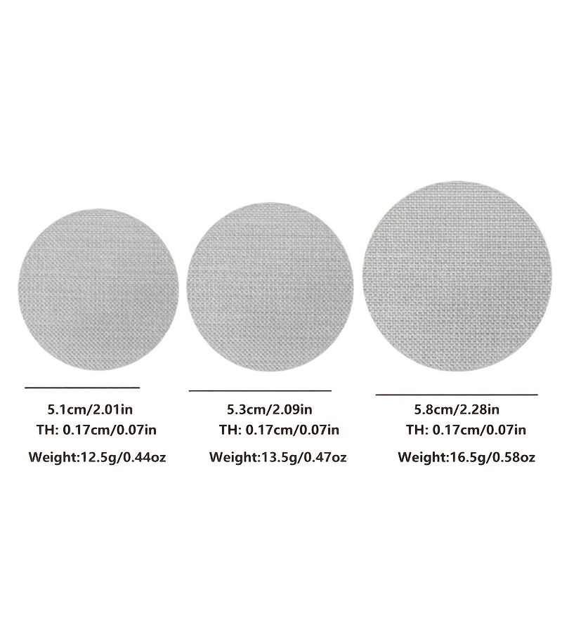 1.7mm Thickness 316 Stainless Steel Coffee Puck Screen 53mm Reusable Filter Espresso Machine Barista Tool Accessories - Image 3