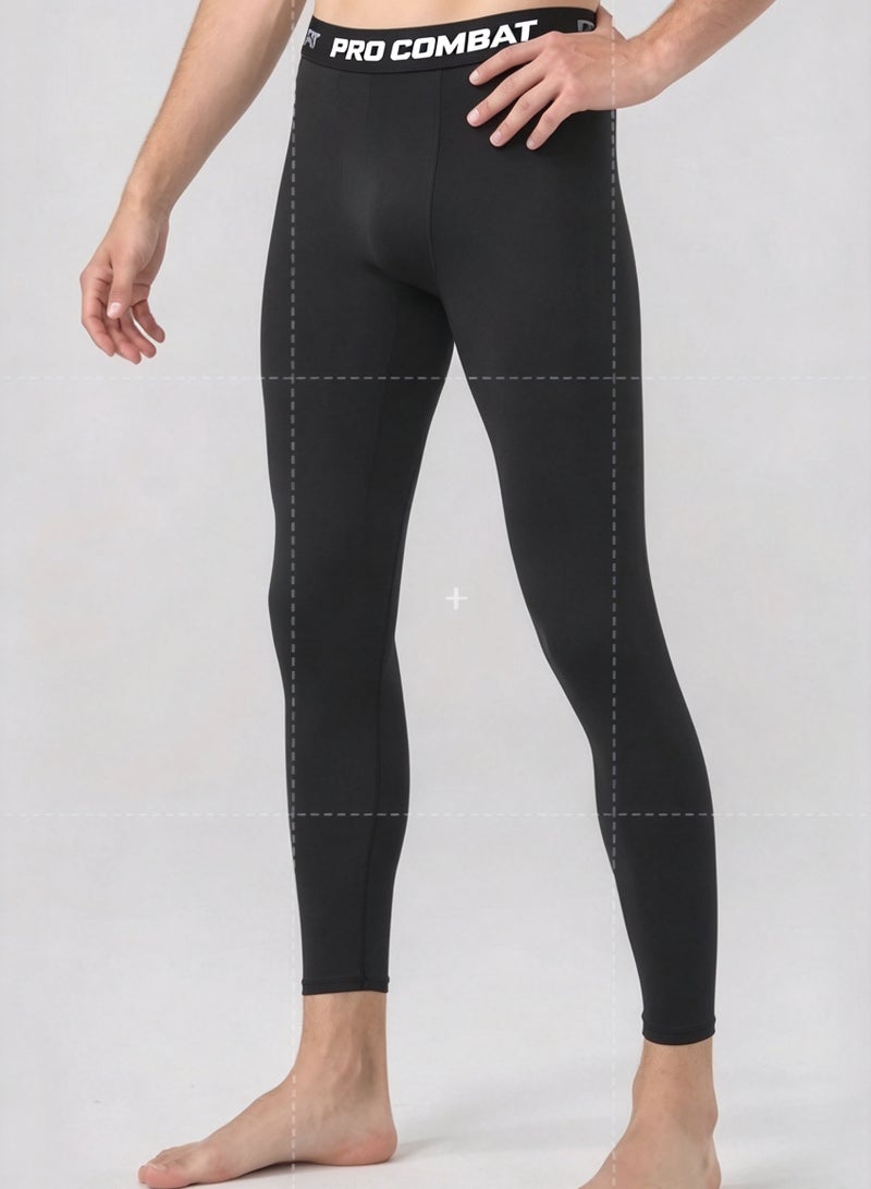 Ufeliz Men's Compression Pants Athletic Tight,Leggings Base Layer Bottoms for Running Workout Sports Yoga Basketball - Image 1