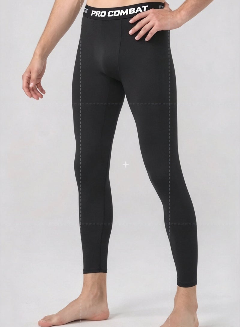 Ufeliz Men's Compression Pants Athletic Tight,Leggings Base Layer Bottoms for Running Workout Sports Yoga Basketball - Image 1