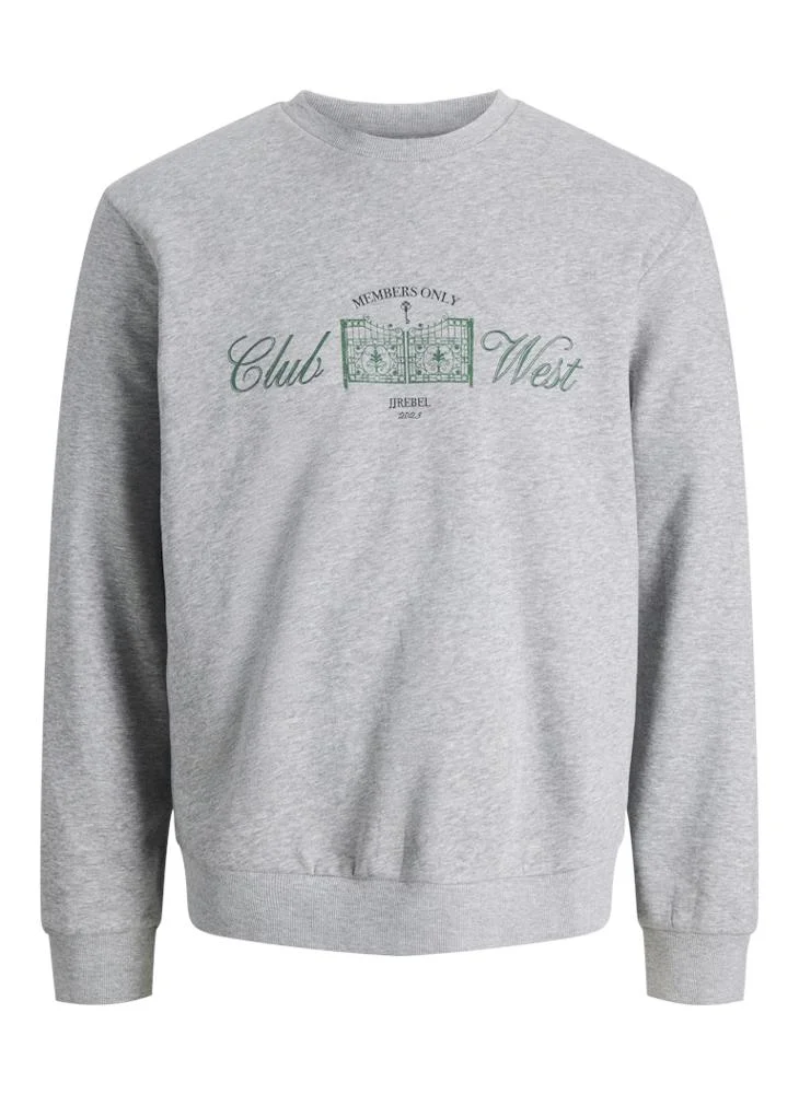 ج ج ريبل سويت شيرت مطبوع بقصة عادية