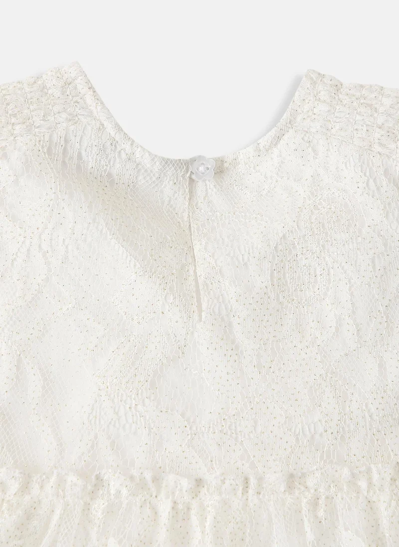 Nautinati Lace Tiered Dress