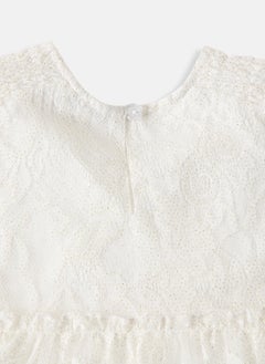 Nautinati Nautinati Girls' Tiered Lace Party Frock  - Image 5