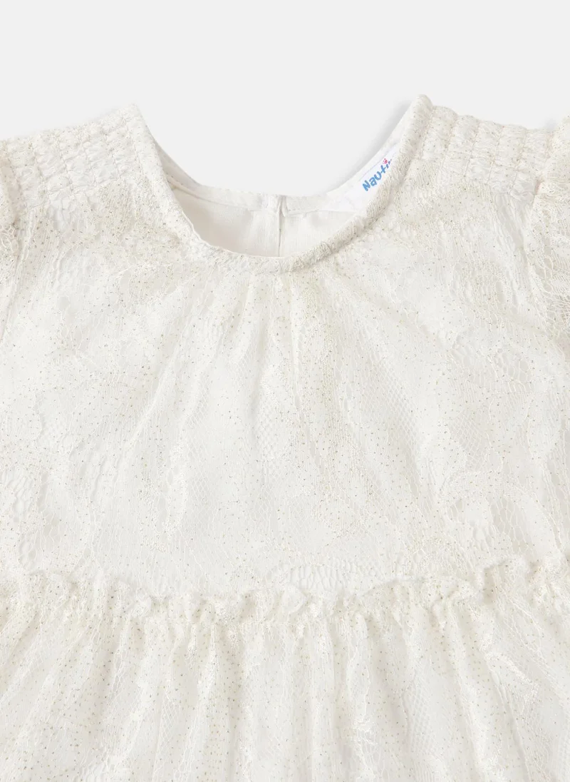 Nautinati Lace Tiered Dress