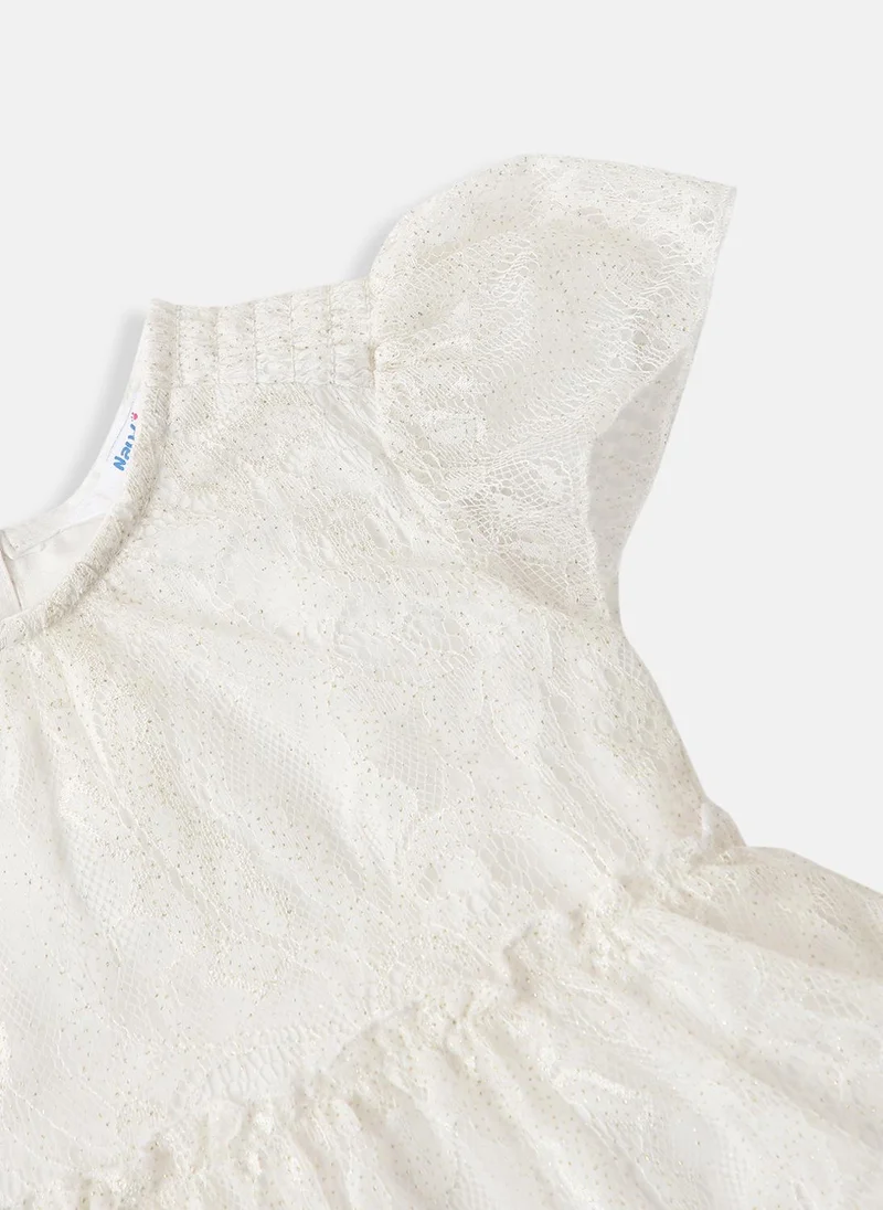 Nautinati Lace Tiered Dress