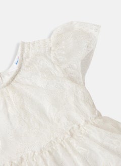 Nautinati Nautinati Girls' Tiered Lace Party Frock  - Image 4