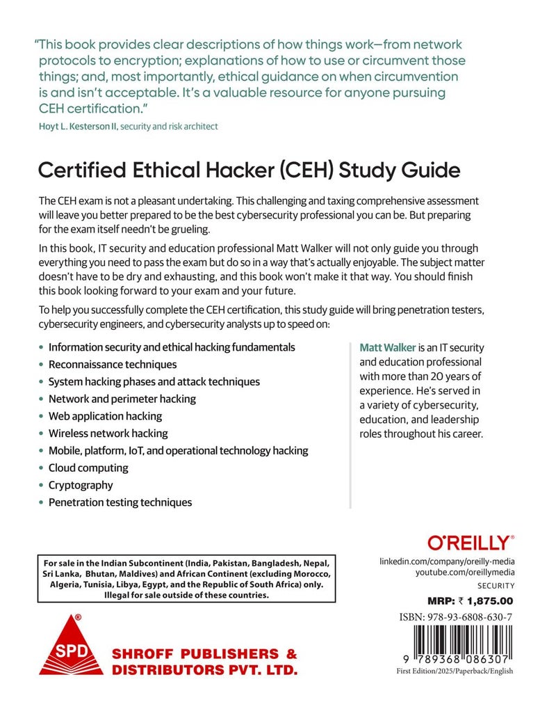 Certified Ethical Hacker (CEH) Study Guide: In-Depth Guidance and Practice (Grayscale Indian Edition) - Image 2