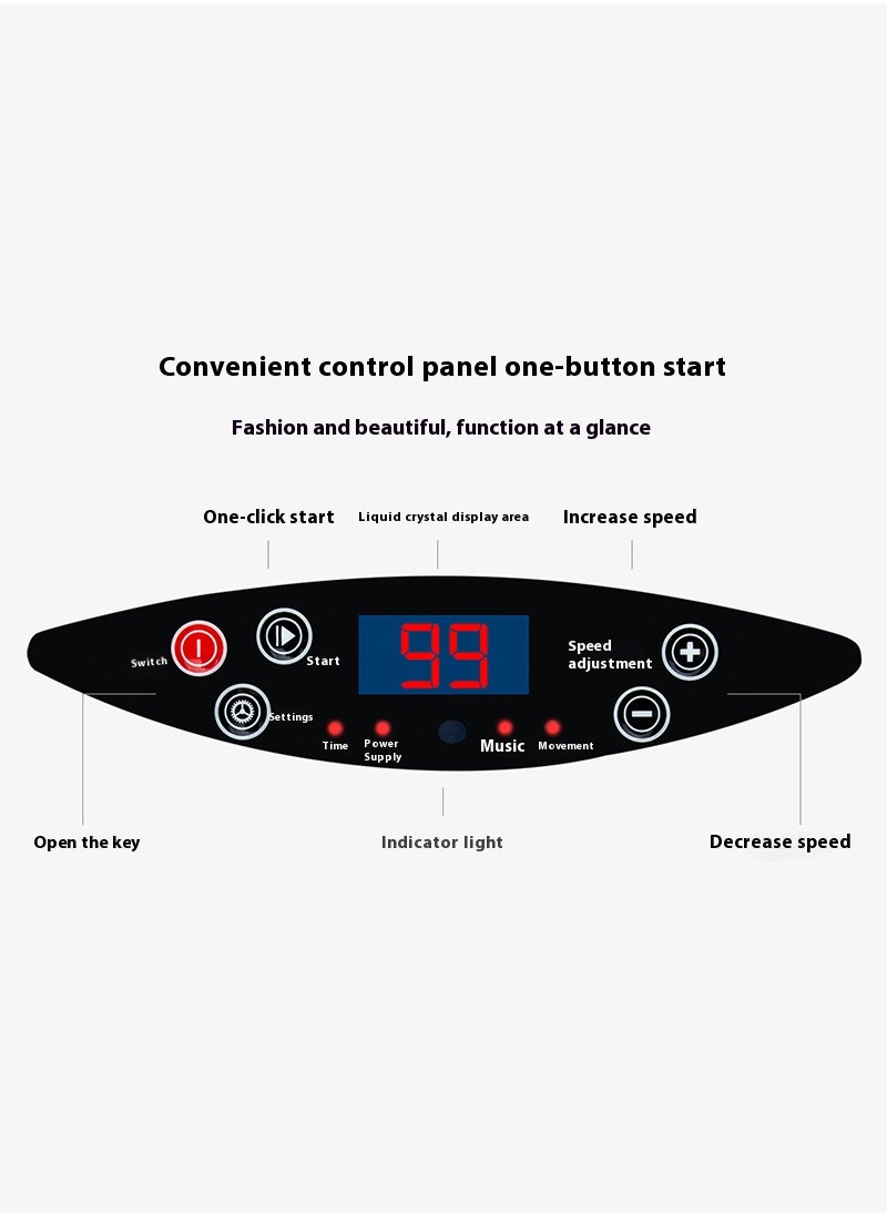 ETG - Compact Vibration Plate Exercise Machine, Mini Full Body Vibration Platform Exercise Machine for Lymphatic Drainage with Acupressure Nodes, Burn Calories, Helps Alleviate Back & Joint Pain - Image 1