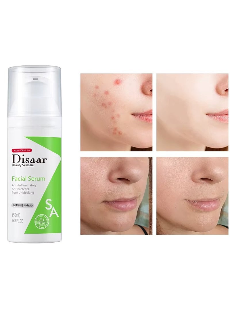 Disaar Anti Acne Facial Serum with Salicylic Acid Ceramide Licorice Root for Pimples and Oily Skin  - Image 3