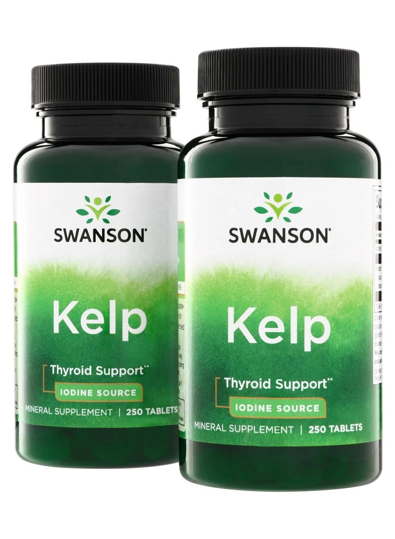 Swanson Kelp 250 Tablets(pack of 2) - Image 1