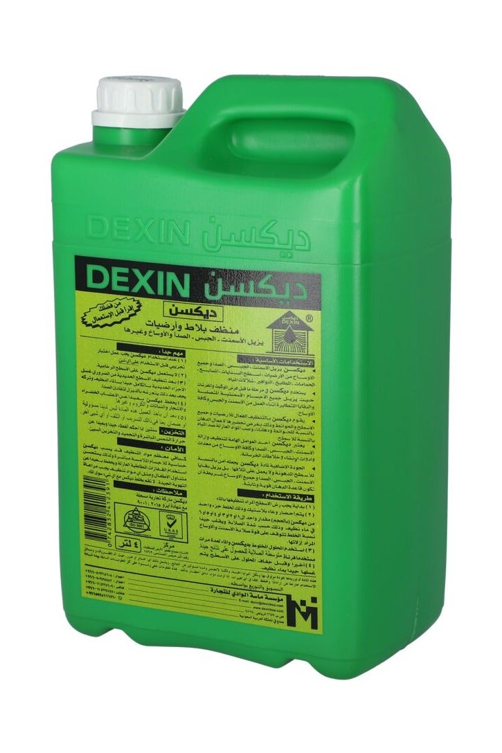 ديكسين منظف بلاط وأرضيات قوي لإزالة الأسمنت والجبس والصدأ والأوساخ 4 لتر - Image 1