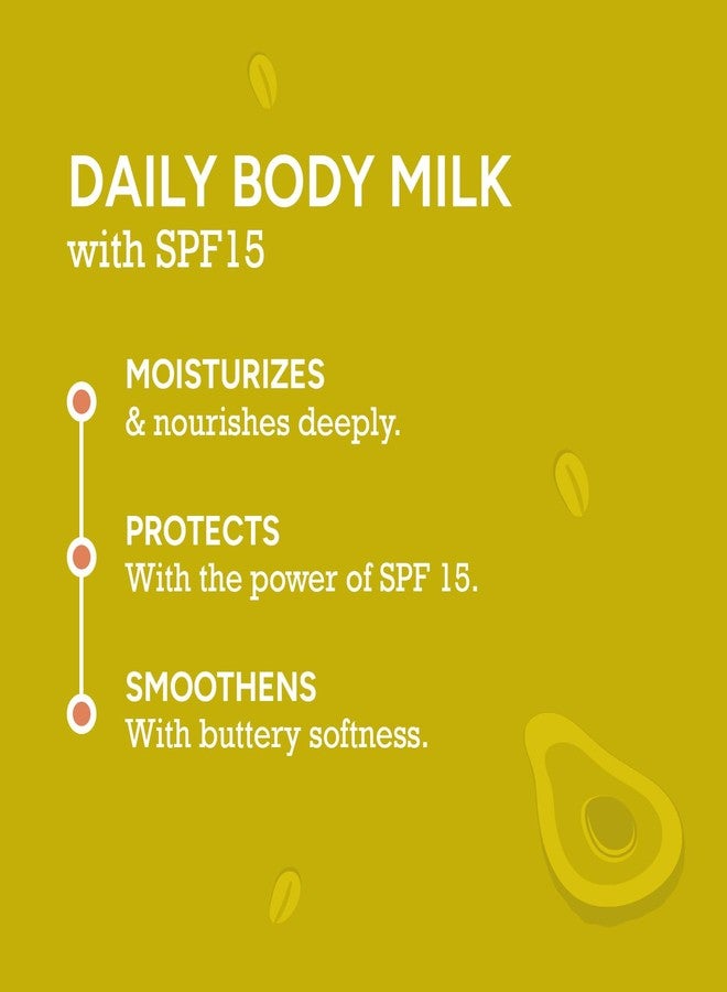 سيتا لوشن الجسم الملطف من سيتا مع عامل حماية من الشمس 15 - خفيف الوزن وغير دهني - حليب للجسم سريع الامتصاص للبشرة الجافة - مع الأفوكادو والشوفان وماء الخيزران - ترطيب عميق للرجال والنساء - 50 مل - Image 2
