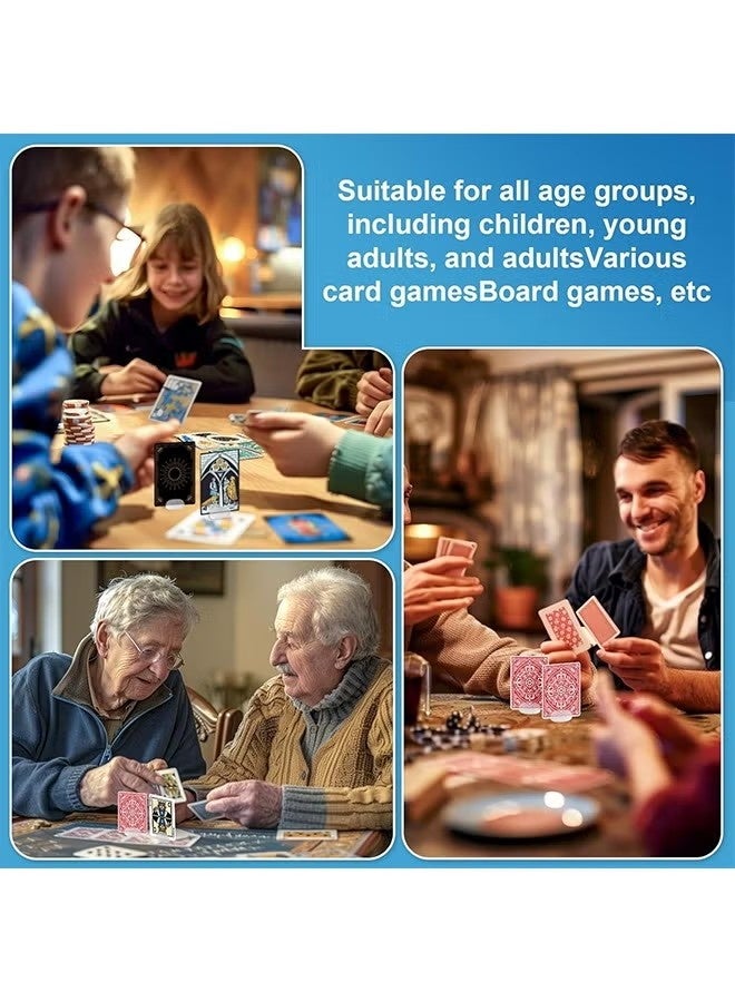 حامل بطاقات 50 قطعة، حامل بطاقات مكان شفاف، حامل بطاقات، حامل بطاقات ألعاب بلاستيك أكريليك للحفلات والمؤتمرات وحفلات الزفاف، حامل رقم الطاولة - Image 2