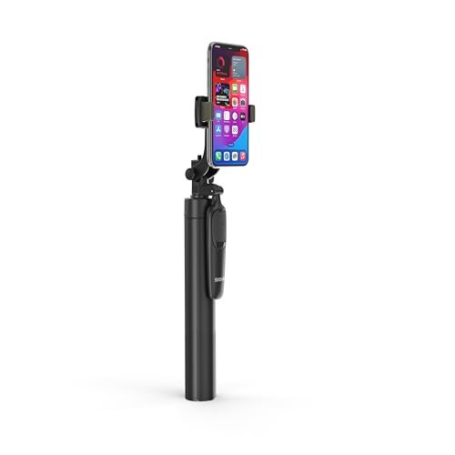 SKYVIK SIGNIPOD Flex 360 Tripod and Selfie Stick with Bluetooth Remote for Vlogging, YouTube, Streaming Event, Backpacking-1.5 Metre - Image 3