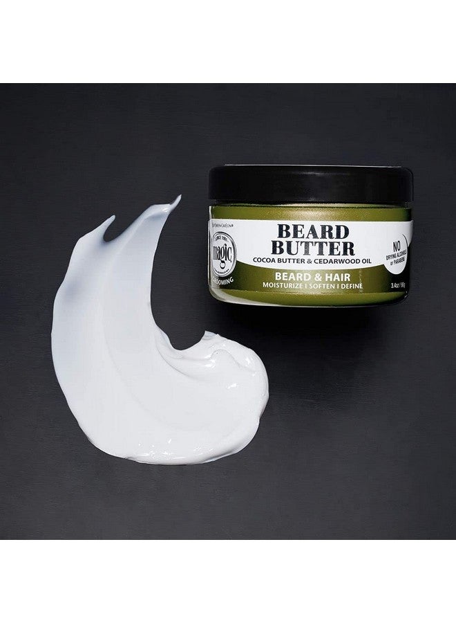 SoftSheen-Carson Magic Men'S Grooming Conditioning Beard Butter With Cocoa Butter And Cedarwood Oil, Moisturizes, Softens And Define With No Drying Alcohol, 3.5 Ounces - Image 2