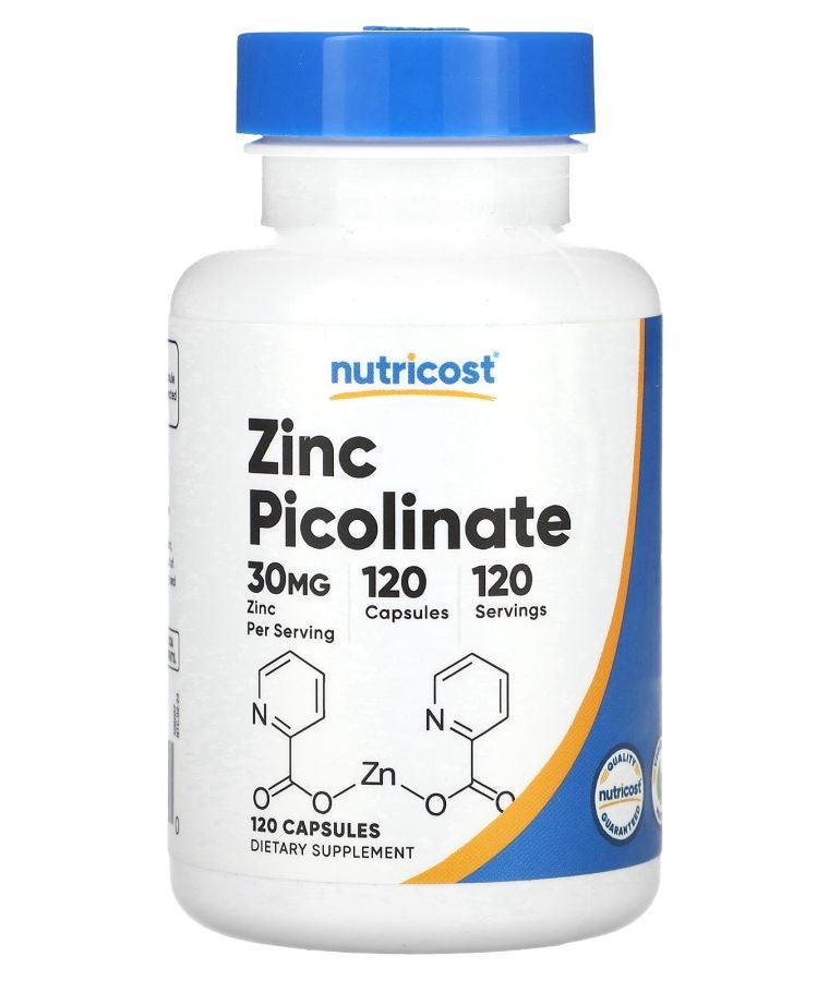 Nutricost Zinc Picolinate 30 mg 120 Capsules