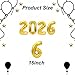 PRELITER بالونات ذهبية 2026 بالونات رأس السنة بالونات أرقام 2026 لزينة رأس السنة الجديدة 2026 لافتات تخرج ذكرى بالونات ديكور - Image 4