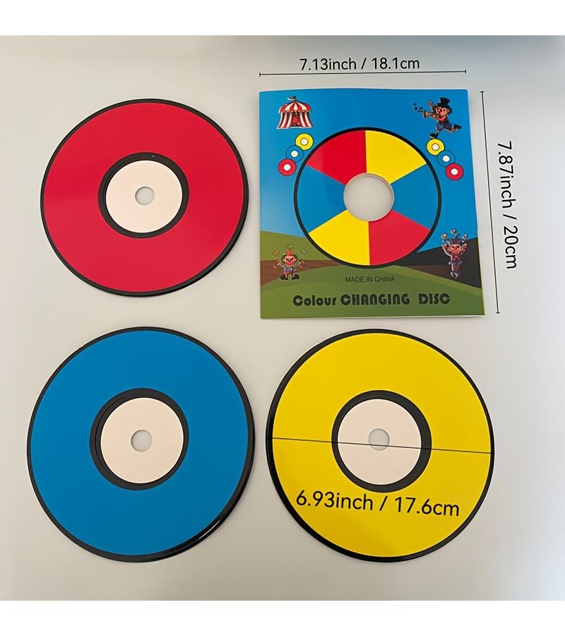 Color Changing CD Magic Prop Stage Close Up Magic Equipment Colorful Ribbons A Set - Image 2