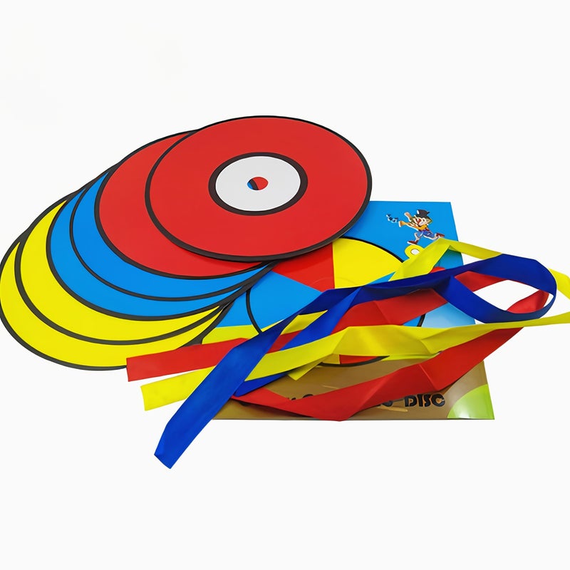 Color Changing CD Magic Prop Stage Close Up Magic Equipment Colorful Ribbons A Set - Image 1