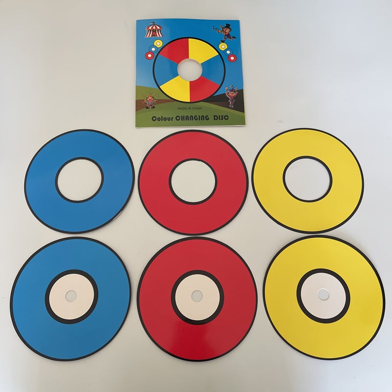 Color Changing CD Magic Prop Stage Close Up Magic Equipment Colorful Ribbons A Set - Image 4