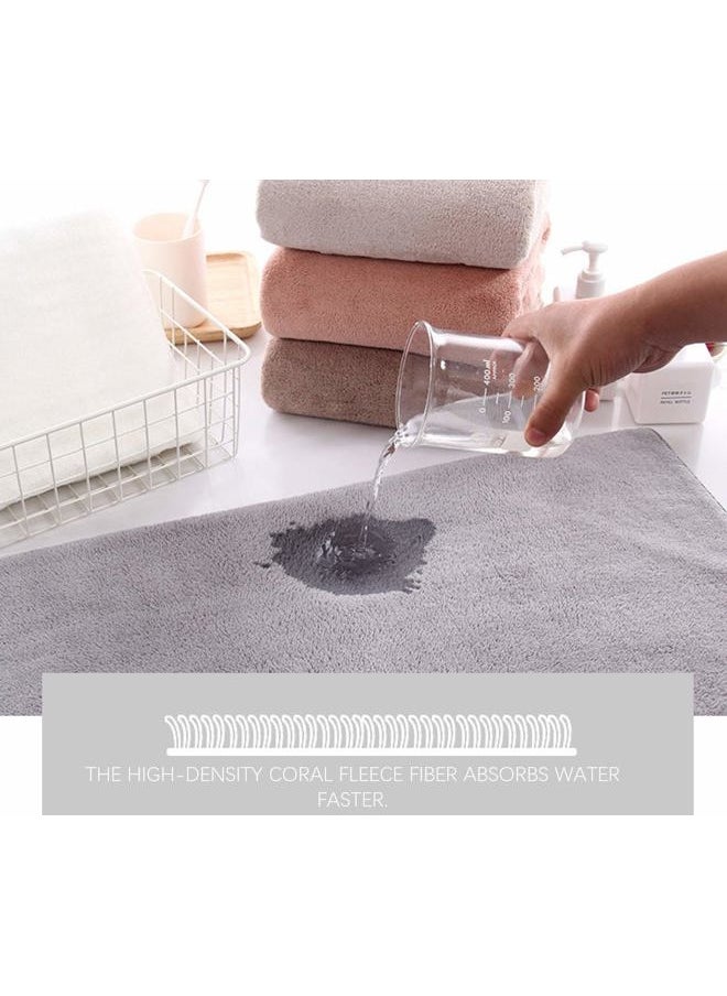 TENSTARS - 12 Pack Premium Washcloths Set - Quick Drying - Soft Microfiber Coral Velvet Highly Absorbent Wash Clothes - Multipurpose Use as Bath Fitness, Spa, Facial, Fingertip Towel (Brown) - Image 1
