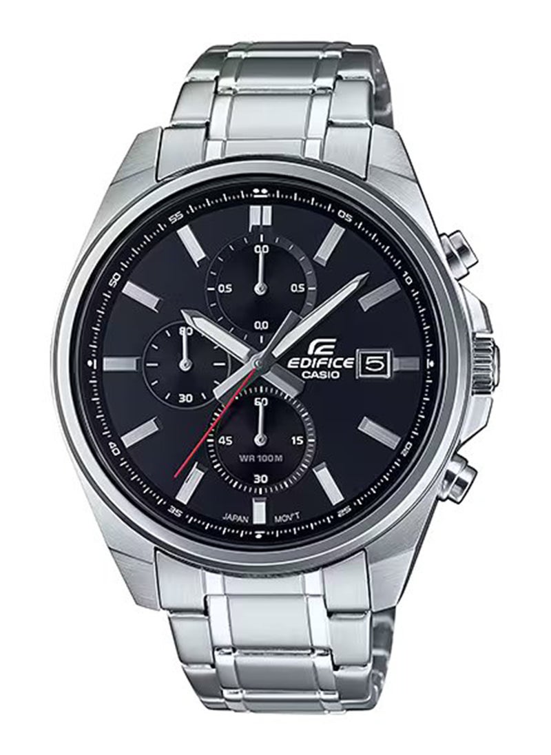 EDIFICE CASIO - Men's Analog Stainless Steel Wrist Watch EFV-610D-1AVUDF - 42 Mm - Image 1