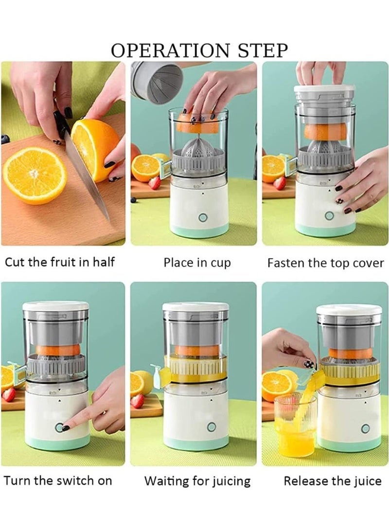 Multi-function cordless electric juicer for easily juicing fruits, lemons, and oranges with one button and hands-free, USB rechargeable, suitable for the kitchen - Image 4