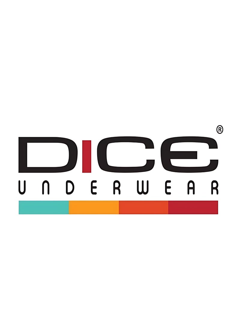 DICE - Pack of 3 Printed Cotton Lycra Boxer for Men - Image 1
