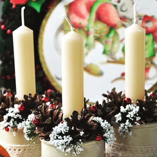iKalaa® Candle Making Wicks Combo Pack | 150 pcs (50 pcs Each 3”, 5” & 7”) | Pre-Waxed Cotton Wicks with Metal Sustainers | DIY Candle Supplies - Image 3