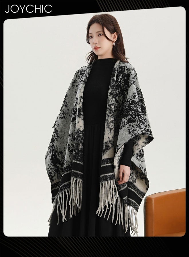 Joychic شال سكارف نسائي دافئ مقاوم للرياح لفصل الخريف والشتاء - Image 2