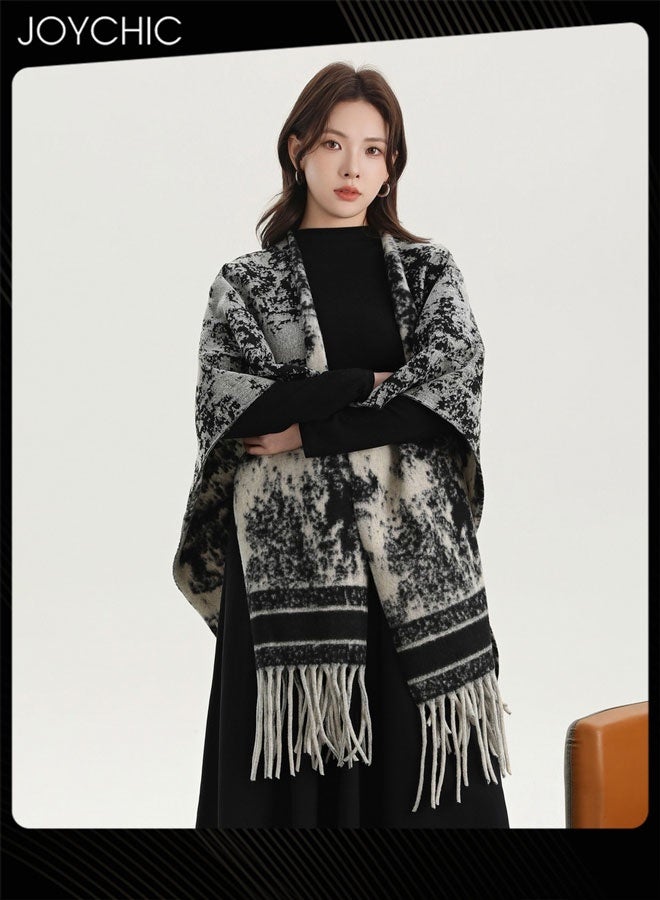 Joychic شال سكارف نسائي دافئ مقاوم للرياح لفصل الخريف والشتاء - Image 1