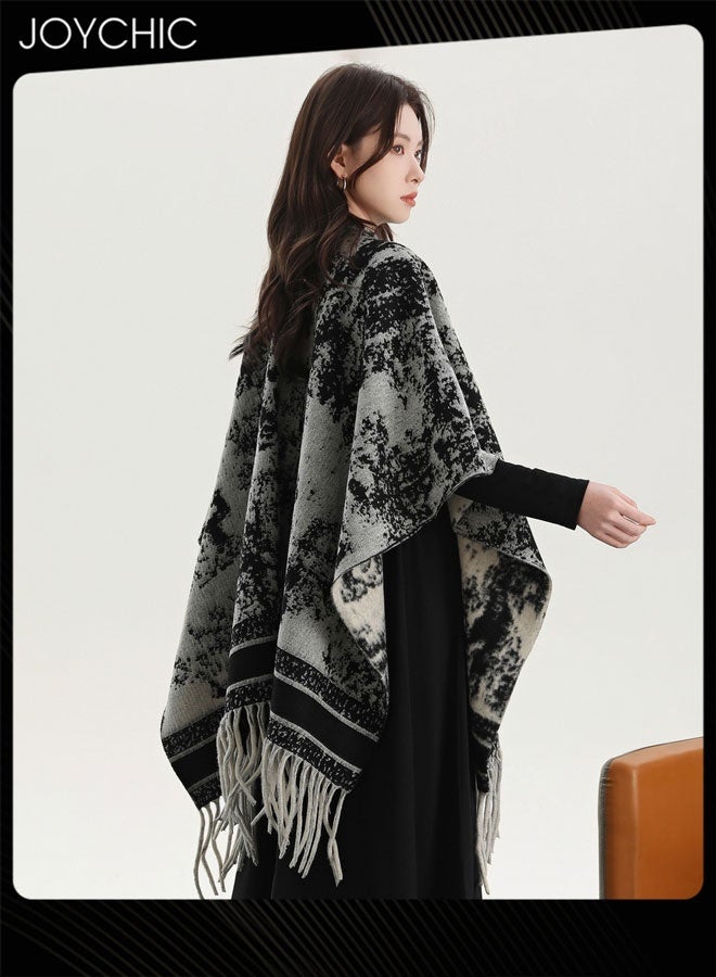 Joychic شال سكارف نسائي دافئ مقاوم للرياح لفصل الخريف والشتاء - Image 4