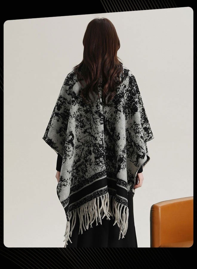 Joychic Women Autumn and Winter Outdoor Warm Windproof Shawl Scarf - Image 4