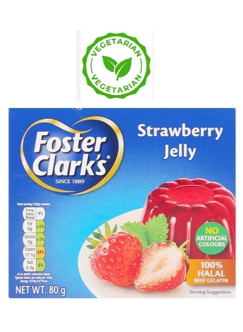 Foster Clark's Strawberry Jelly 80 G - Image 1