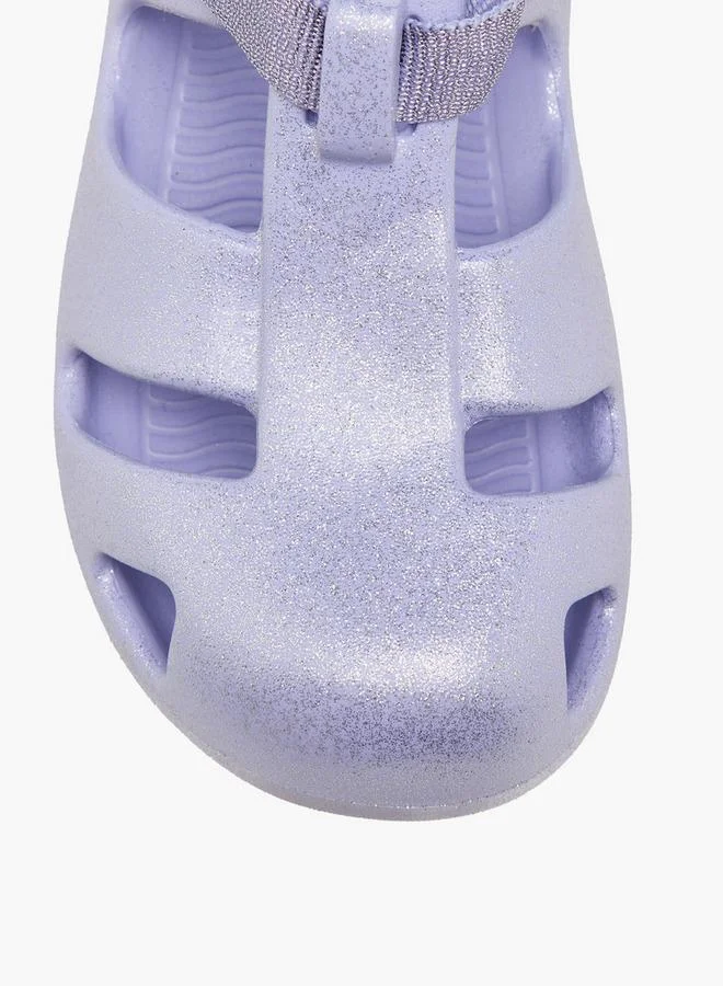 Aqua LILAC Girls Heart Applique Hook & Loop Sandals for Women | Best Price UAE