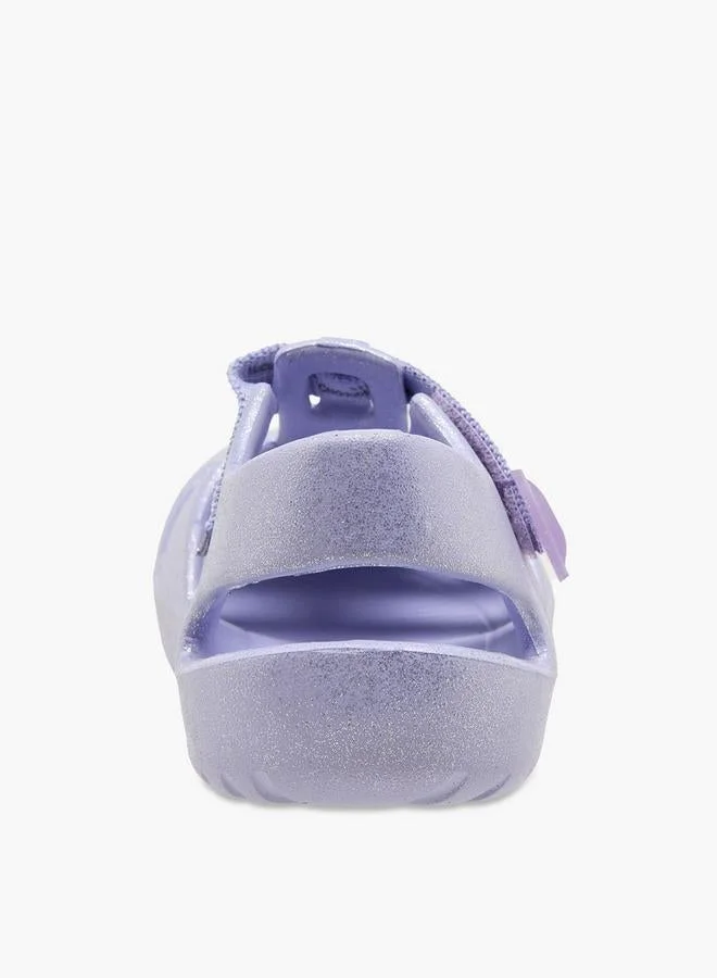 Aqua LILAC Girls Heart Applique Hook & Loop Sandals for Women | Best Price UAE
