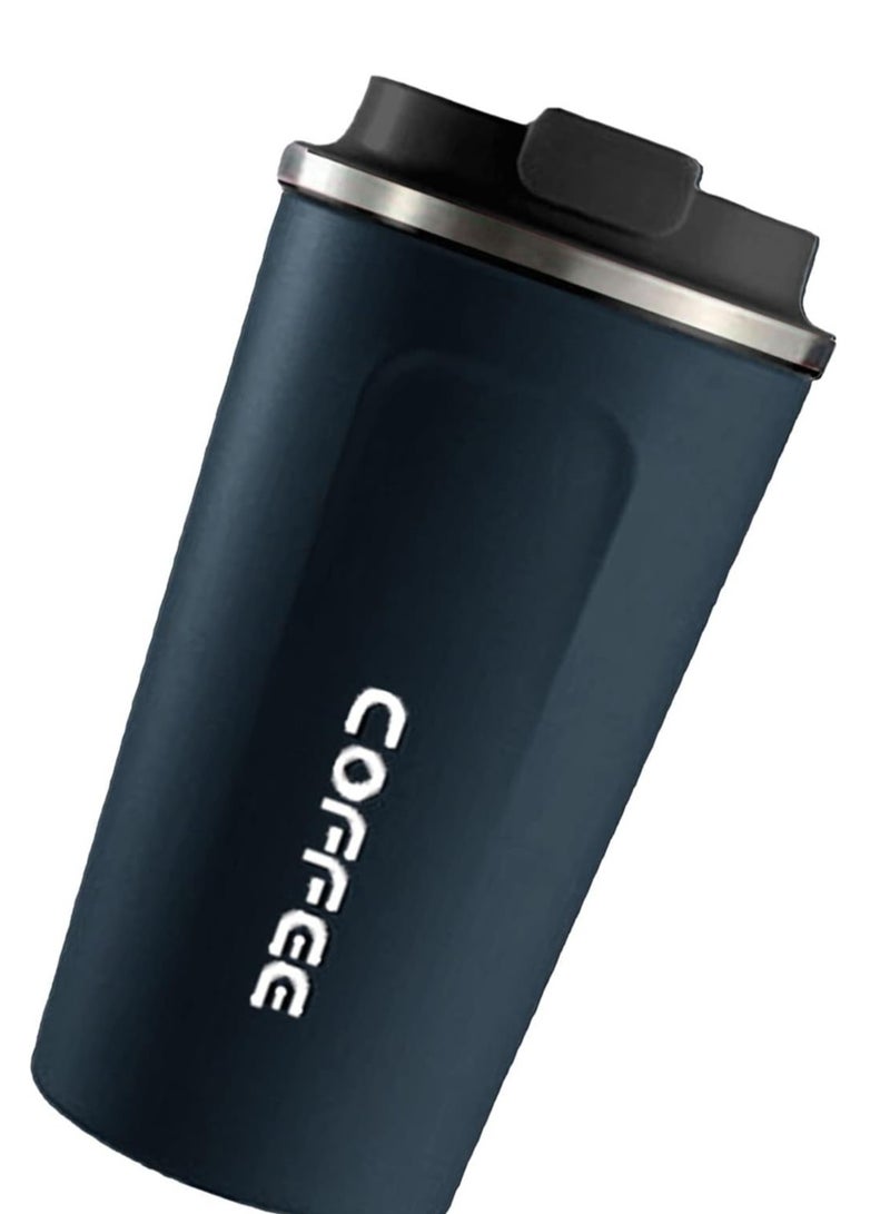 Double Walled Insulated Vaccum Coffee Cup Multicolour 18x6x6cm  - Image 1