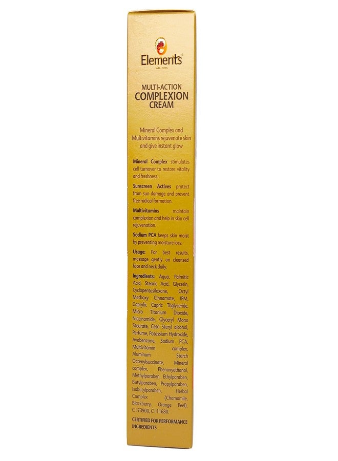Elements Wellness Multi-Action Complexion Cream (Pack of 2), Naturo-Mineral Complex, All Skin Types, 100g - Image 3