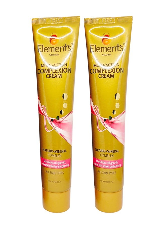 Elements Wellness Multi-Action Complexion Cream (Pack of 2), Naturo-Mineral Complex, All Skin Types, 100g - Image 1