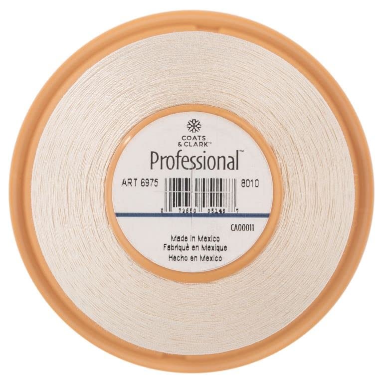 COATS CLARK Coats & Clark Professional Machine Quilting Thread, 3000 yds, Natural - Image 5