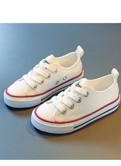 CONVERSE Converse children's shoes white low-cut comfortable casual breathable shoes for boys and girls  - Image 1