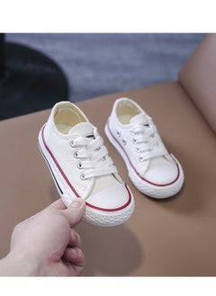CONVERSE Converse children's shoes white low-cut comfortable casual breathable shoes for boys and girls  - Image 4